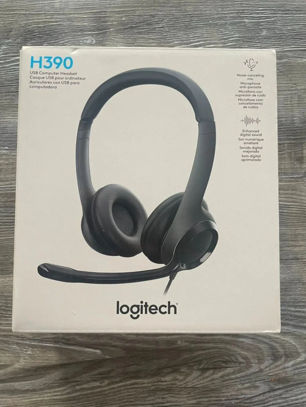 Logitech H390 Wired Headset for PC/Laptop